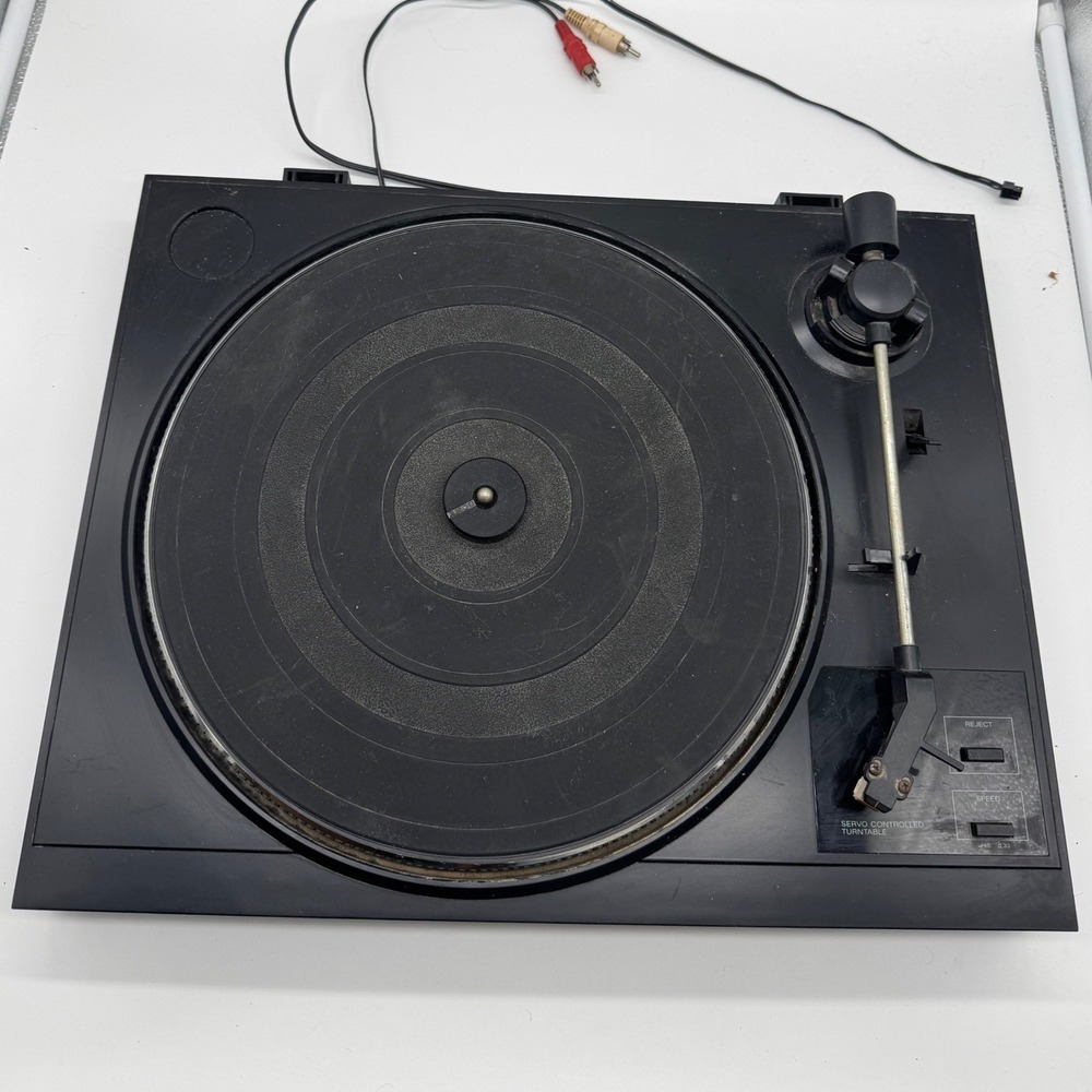 Sony PS-LX155A Automatic Stereo Turntable System Black Untested for Parts